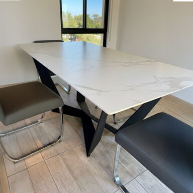 Mesa de Comedor Dekton Aura, Espesor de 12mm