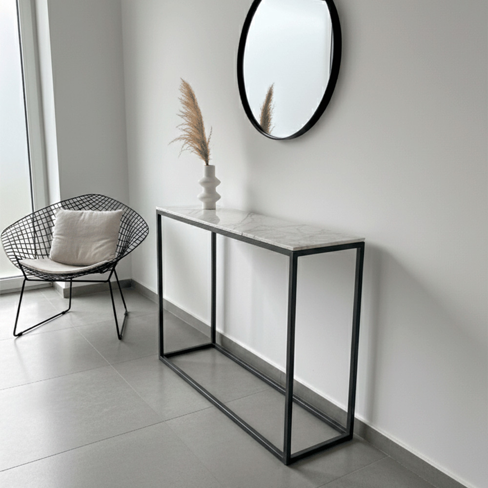 Dressoire Dekton Bergen con Base de hierro negro - Imagen 2