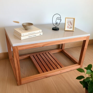 Mesa de ratona con revistero